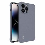 For iPhone 14 Pro imak Shockproof Airbag TPU Phone Case(Matte Grey)