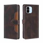 For Xiaomi Redmi A1 Skin Feel Magnetic Buckle Leather Phone Case(Brown)