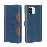 For Xiaomi Redmi A1 Skin Feel Magnetic Buckle Leather Phone Case(Blue)