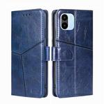 For Xiaomi Redmi A1 Geometric Stitching Leather Phone Case(Blue)