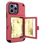 For  iPhone 14 Pro Max 3 in 1 Shockproof PC + TPU Protective Case(Red)