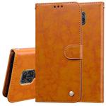 For Xiaomi Redmi Note 9 Pro Business Style Oil Wax Texture Horizontal Flip Leather Case, with Holder & Card Slots & Wallet(Brown)