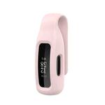 For Fitbit Inspire 3 Steel Sheet Silicone Protective Clip Case Cover(Rose Pink)