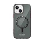 For iPhone 14 WEKOME Gorillas Clear Magsafe Phone Case(Transparent Black)