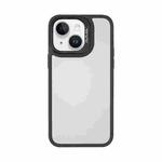 For iPhone 14 Plus Mutural Color Holder Phone Case(Black)