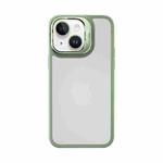 For iPhone 14 Plus Mutural Color Holder Phone Case(Green)