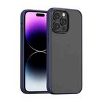 For iPhone 14 Pro Mutural Moying Series TPU Phone Case(Dark Blue)