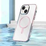 For iPhone 14 Plus Mutural Jing Shuo Series Magsafe Phone Case(Pink)