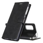 For Galaxy S20 Plus GOOSPERY BLUE MOON DIARY Crazy Horse Texture Horizontal Flip Leather Case With Bracket & Card Slot & Wallet(Black)