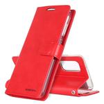 For Galaxy S20 Plus GOOSPERY BLUE MOON DIARY Crazy Horse Texture Horizontal Flip Leather Case With Bracket & Card Slot & Wallet(Red)