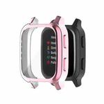 For Garmin Venu Sq 2 Full Coverage TPU Electroplating Watch Case(Pink)