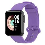 For Xiaomi MI Watch Lite / Redmi Watch Litchi Texture Leather Watch Band(Purple)