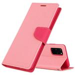 GOOSPERY FANCY DIARY For Galaxy S20+ Horizontal Flip PU Leather Case, with Holder & Card Slots & Wallet(Pink)