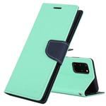 GOOSPERY FANCY DIARY For Galaxy S20+ Horizontal Flip PU Leather Case, with Holder & Card Slots & Wallet(Mint Green)