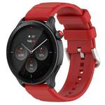 For Amazfit GTR 4 22mm Silicone Watch Band(Red)