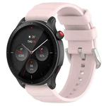 For Amazfit GTR 4 22mm Silicone Watch Band(Light Pink)