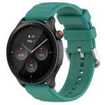 For Amazfit GTR 4 22mm Silicone Watch Band(Pine Green)