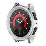 For Samsung Galaxy Watch5 Pro 45mm Full Coverage TPU Electroplating Watch Case(Silver)