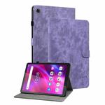 For Lenovo Tab M7 3rd Gen Tiger Pattern Flip Leather Tablet Case(Purple)