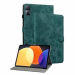 For Xiaomi Redmi Pad 5G Tiger Pattern Flip Leather Tablet Case(Dark Blue)