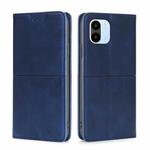 For Xiaomi Redmi A1 Cow Texture Magnetic Leather Phone Case(Blue)