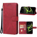 For Honor X40 GT Leather Phone Case(Red)