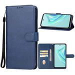 For Infinix Hot 20 Play Leather Phone Case(Blue)