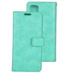 For Galaxy S20 GOOSPERY Mansoor Series Crazy Horse Texture Horizontal Flip Leather Case With Bracket & Card Slot & Wallet(Mint Green)