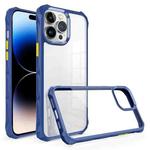 For iPhone 14 Pro Water Cube High Transparent Space Phone Case(Sapphire)