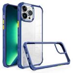 For iPhone 13 Pro Water Cube High Transparent Space Phone Case(Sapphire)