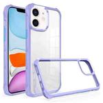 For iPhone 11 Water Cube High Transparent Space Phone Case(Purple)