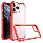 For iPhone 11 Pro Water Cube High Transparent Space Phone Case(Red)