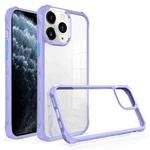 For iPhone 11 Pro Water Cube High Transparent Space Phone Case(Purple)