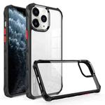 For iPhone 11 Pro Max Water Cube High Transparent Space Phone Case(Black)