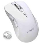 FOREV FV-G200 Wireless Ergonomic Vertical Side Button Mouse(White)