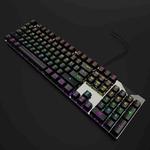 FOREV FVQ302 Wired Mechanical Gaming Illuminated Keyboard(Silver Grey)