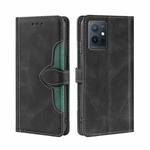 For vivo Y52t Skin Feel Magnetic Buckle Leather Phone Case(Black)