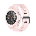 For Samsung Galaxy Watch4 Classic 46mm TPU Integrated Sport Watch Band(Sand Pink)