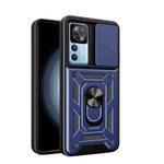 For Xiaomi 12T / 12T Pro / Redmi K50 Ultra Sliding Camshield Phone Case(Blue)