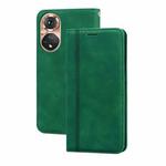 For Honor X7/Play 30 Plus Frosted Business Magnetic Horizontal Flip PU Phone Case(Green)