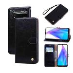 For Xiaomi Poco X4 Pro 5G Oil Wax Texture Leather Phone Case(Black)