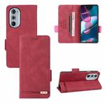 For Motorola Edge X30 / Edge 30 Pro / Edge+ 2022 Magnetic Clasp Leather Phone Case(Red)