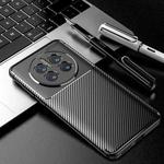 For Huawei Mate 50 Pro Carbon Fiber Texture Fine Hole TPU Phone Case(Black)