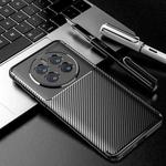 For Huawei Mate 50 Carbon Fiber Texture Fine Hole TPU Phone Case(Black)