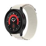 For Amazfit GTS4 Mini / Coros Pace 2 20mm Universal Nylon Loop Watch Band(White)