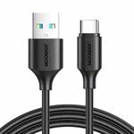JOYROOM S-UC027A9 3A USB to USB-C/Type-C Fast Charging Data Cable, Length:0.25m(Black)