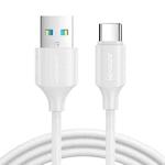 JOYROOM S-UC027A9 3A USB to USB-C/Type-C Fast Charging Data Cable, Length:0.25m(White)