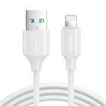 JOYROOM S-UL012A9 2.4A USB to 8 Pin Fast Charging Data Cable, Length:0.25m(White)