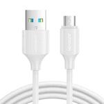 JOYROOM S-UM018A9 2.4A USB to Micro USB Fast Charging Data Cable, Length:1m(White)