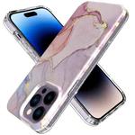 For iPhone 14 Pro Max Marble Pattern IMD Phone Case(P-GWL10038)